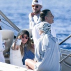 *EXCLUSIVE* Justin Timberlake and Jessica Biel spend time at sea during their sun-kissed Italian holiday!